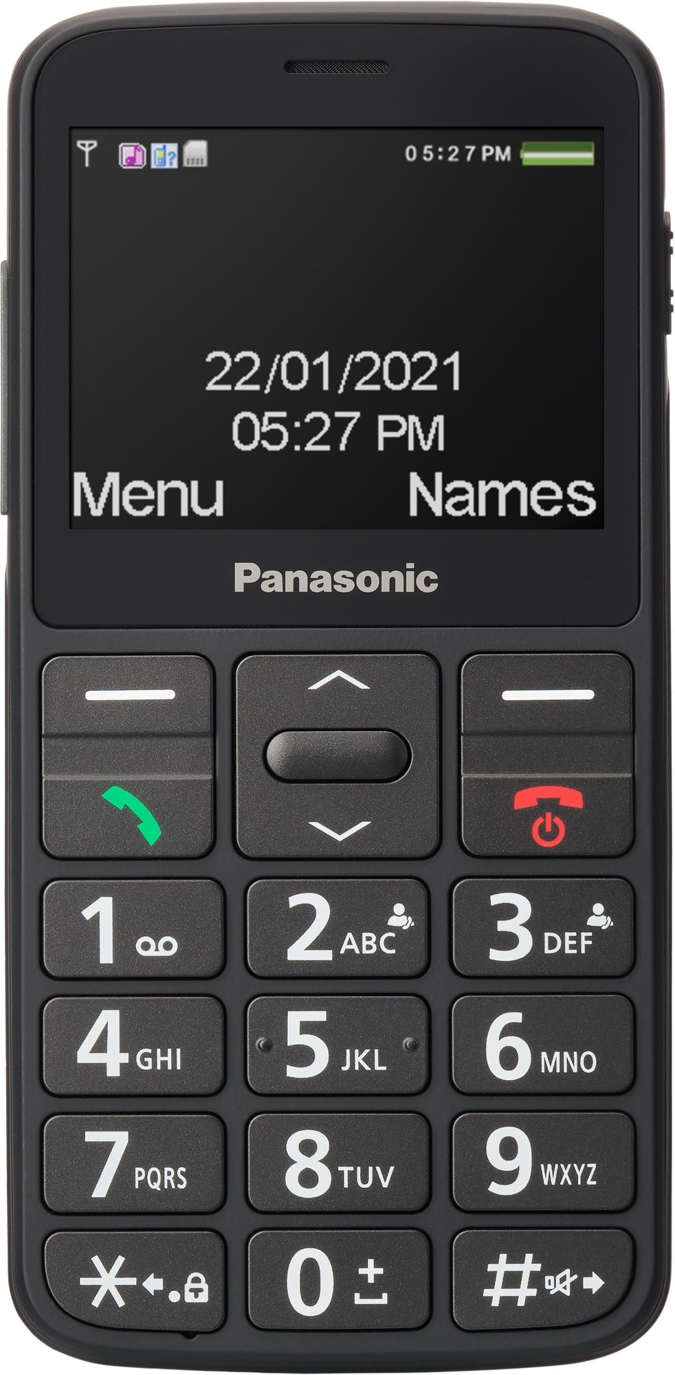 Panasonic KX-TU160EXB čierny Mobilný telefón