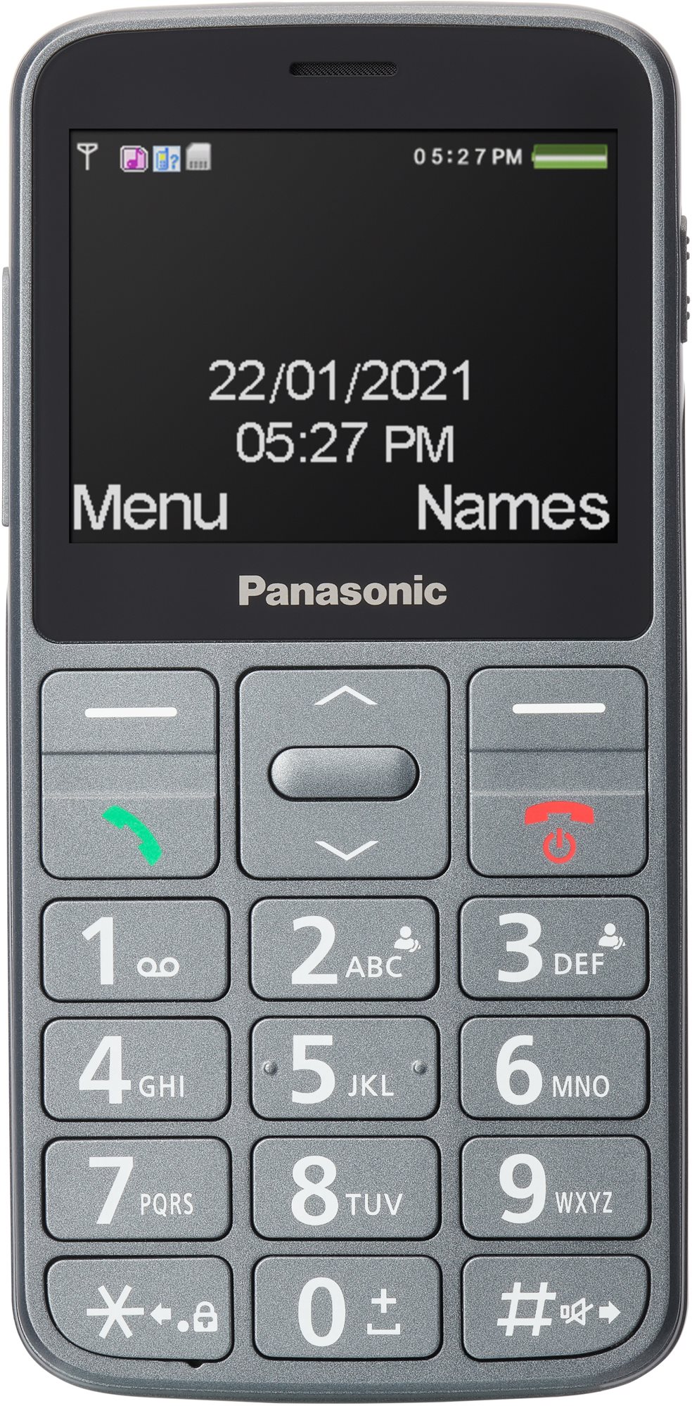 Panasonic KX-TU160EXG sivá Mobilný telefón