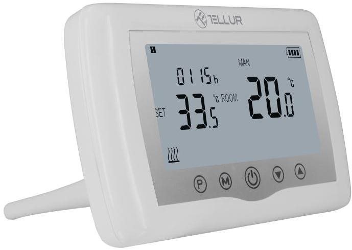 WiFi Smart termostat, biely Termostat