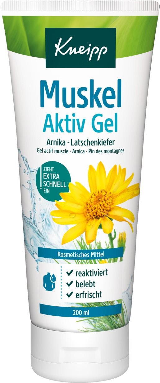 Kneipp Chladivý gél s arnikou a kosodrevinou 200 ml Telový gél