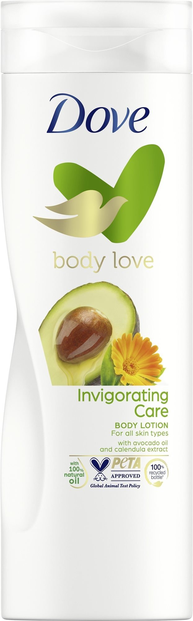 DOVE Body Love Invigorating Care Avocado Oil 400 ml Telové mlieko