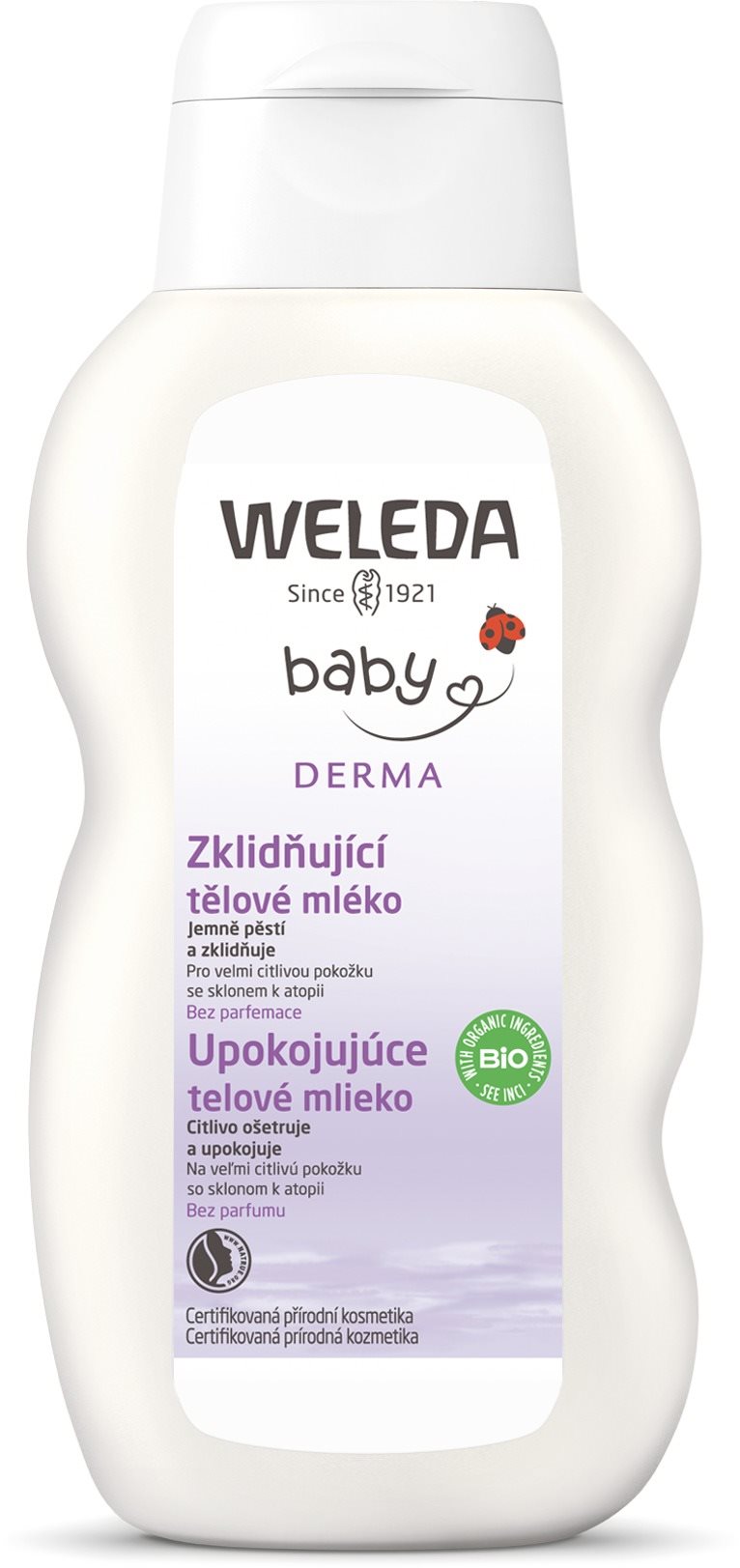WELEDA Upokojujúce telové mlieko 200 ml Telové mlieko