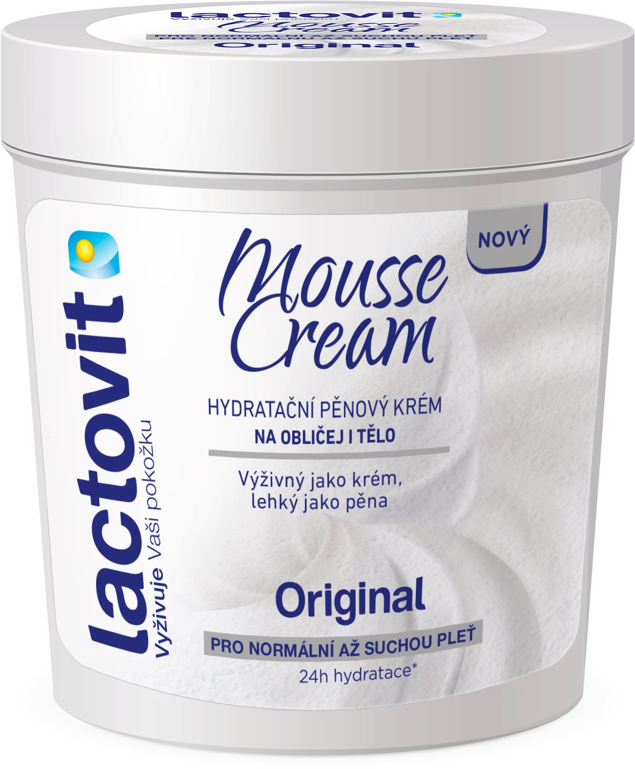 LACTOVIT Orginal Mousse Cream 250 ml Telový krém
