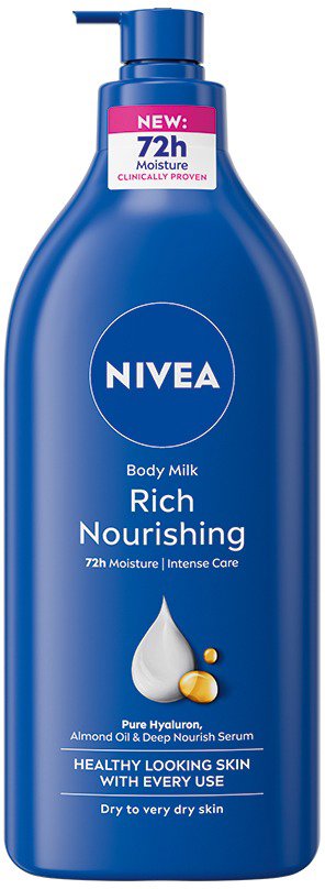 NIVEA Body Milk Nourishing 625 ml Telové mlieko