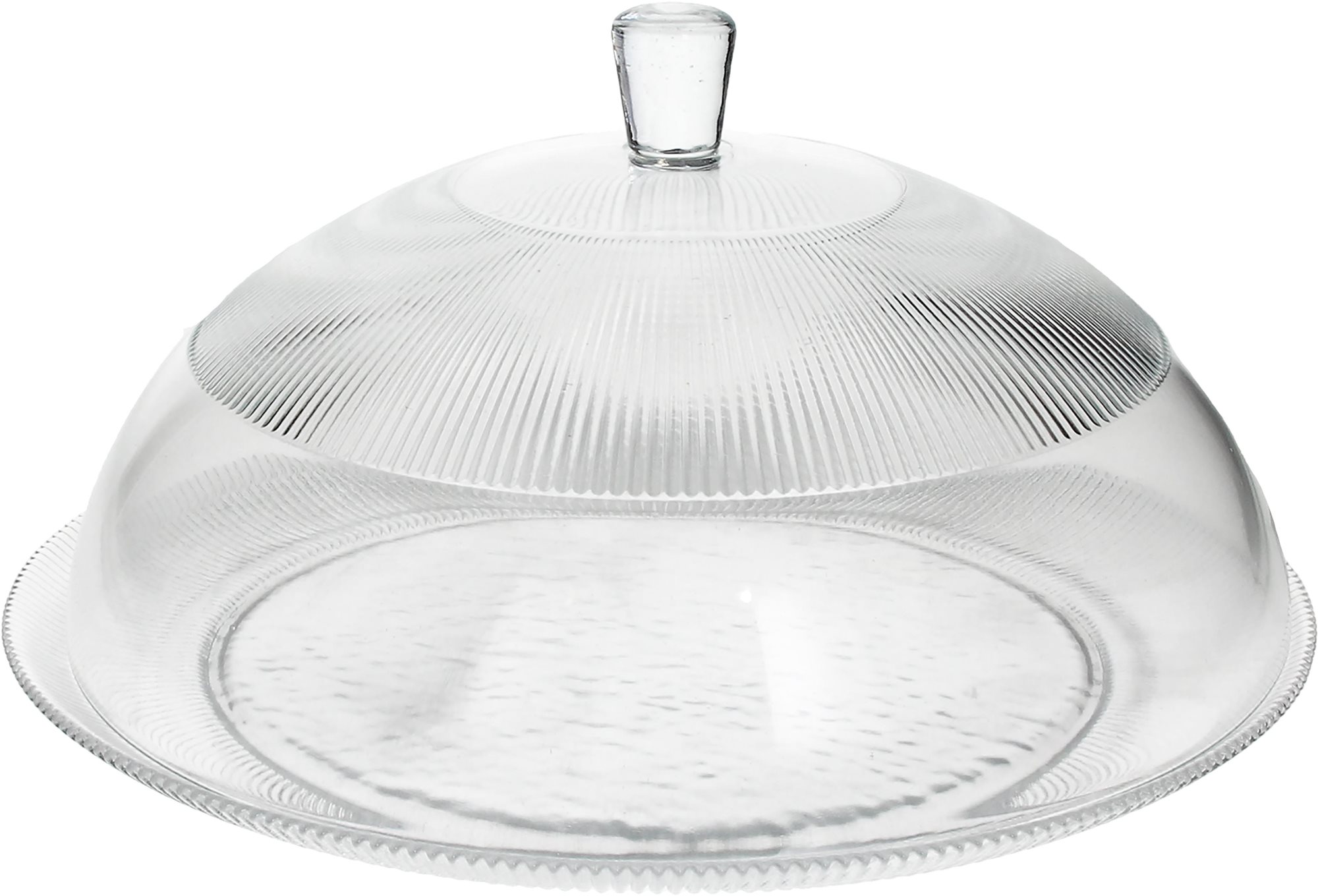 Tognana Sklenený podnos s vekom 33 cm × v. 18 cm CLEAR Podnos