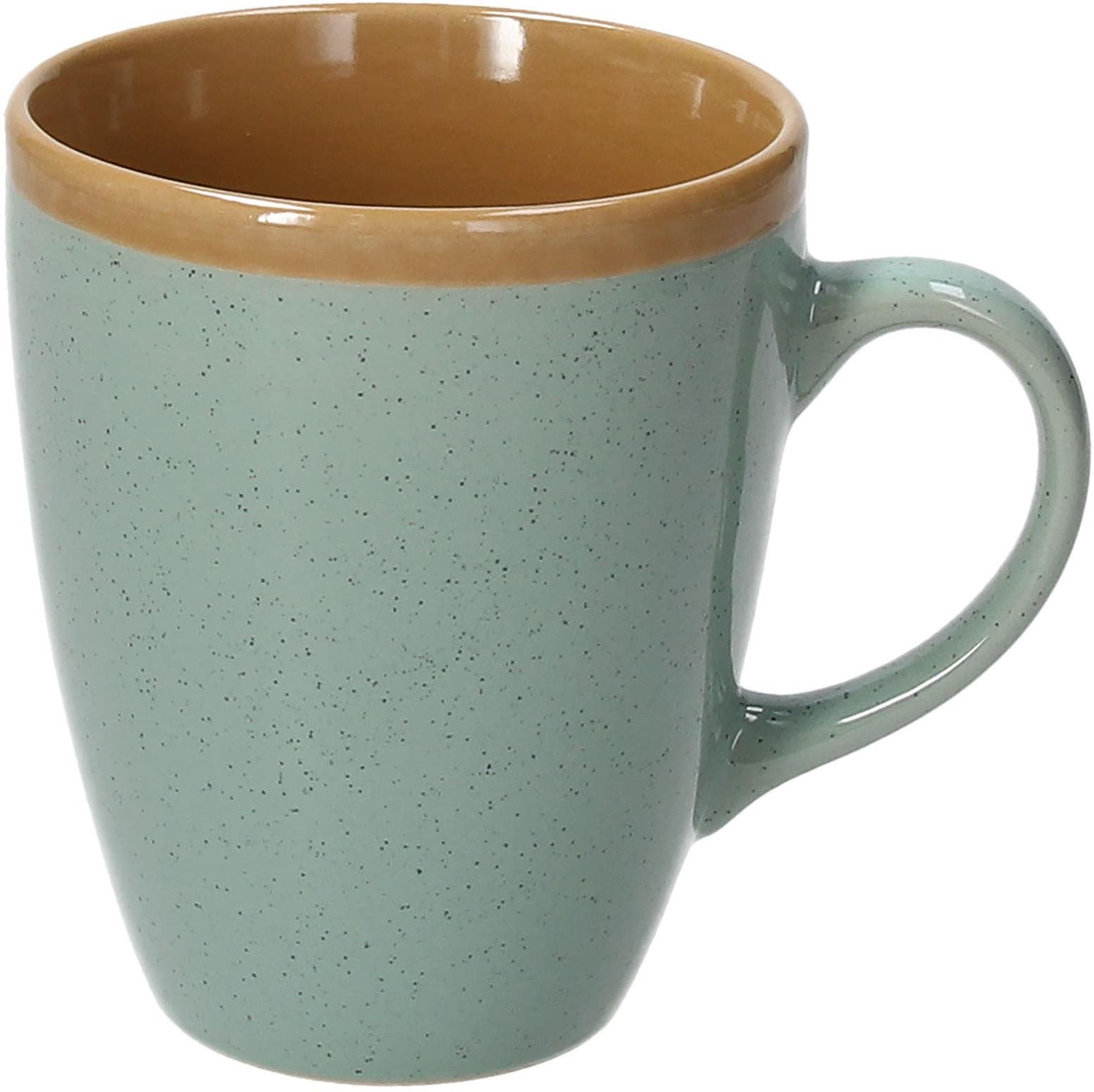 Tognana WOODY VERDE 6er-Set Becher grün 380 ml Tasse