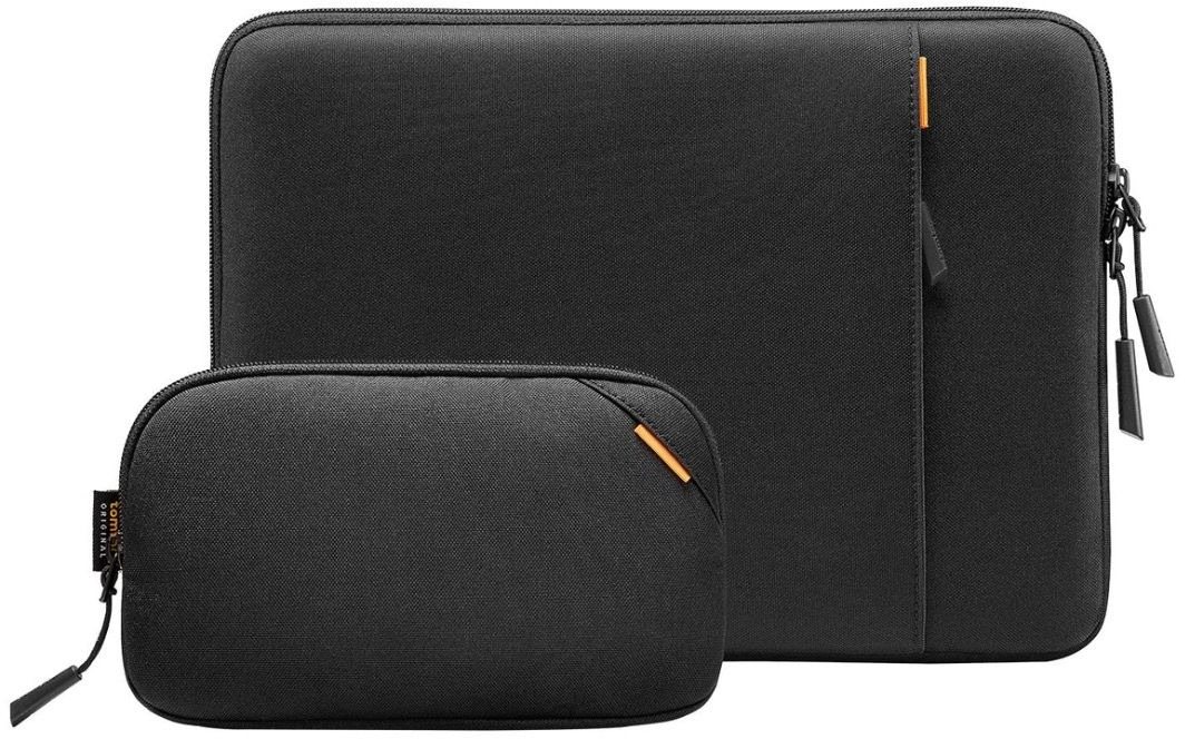 tomtoc Sleeve Kit - 13" MacBook Pro / Air, fekete Laptop tok