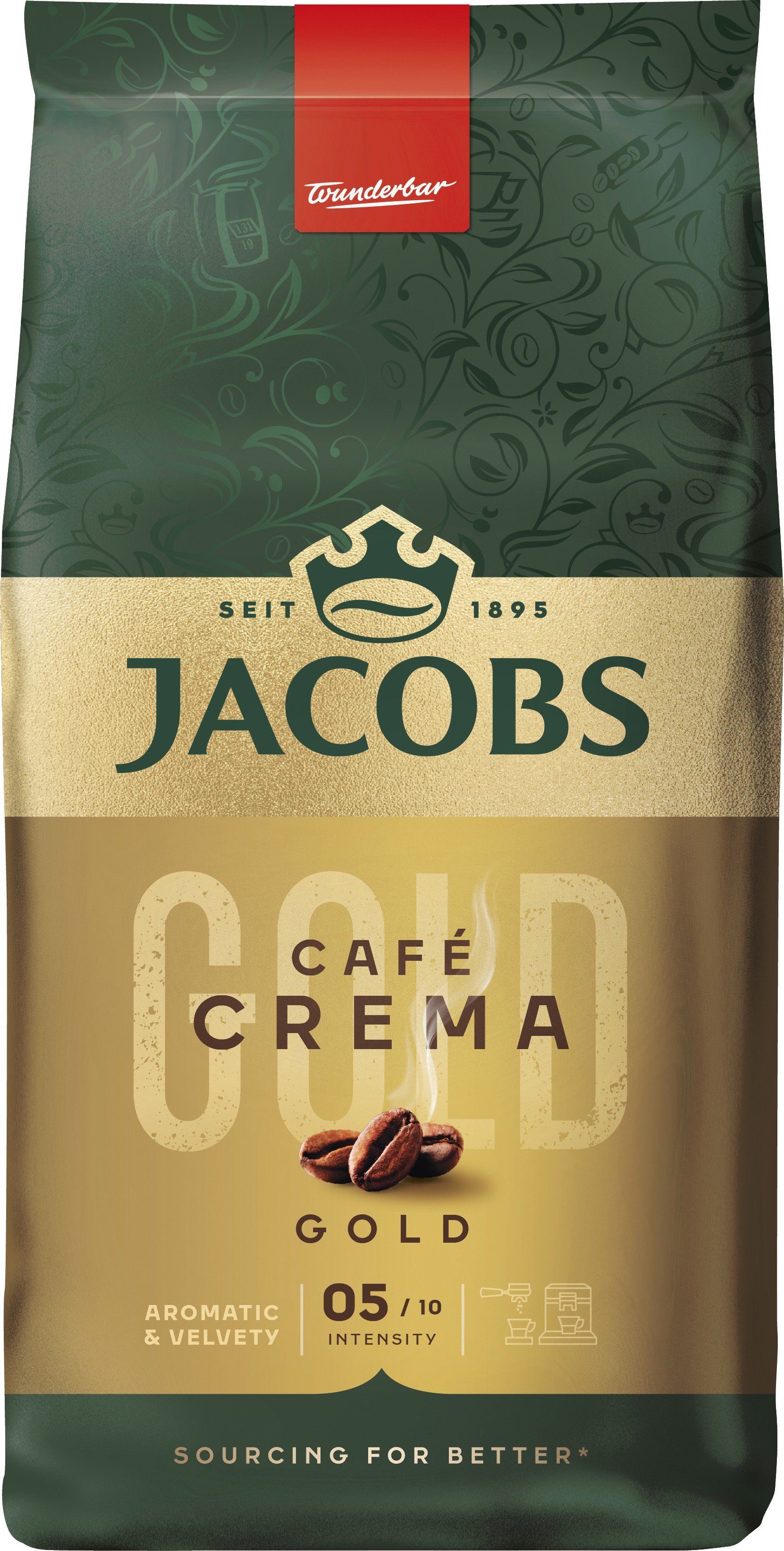 Jacobs Espresso, zrnková, 1000 g Káva