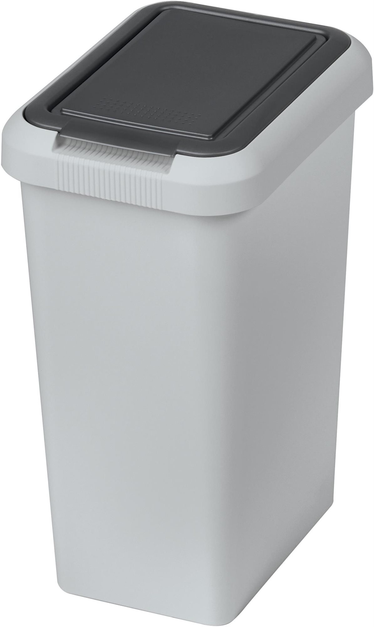 Tontarelli Touch & Lift Szemetes, 25 l, szürke/antracit Szemetes