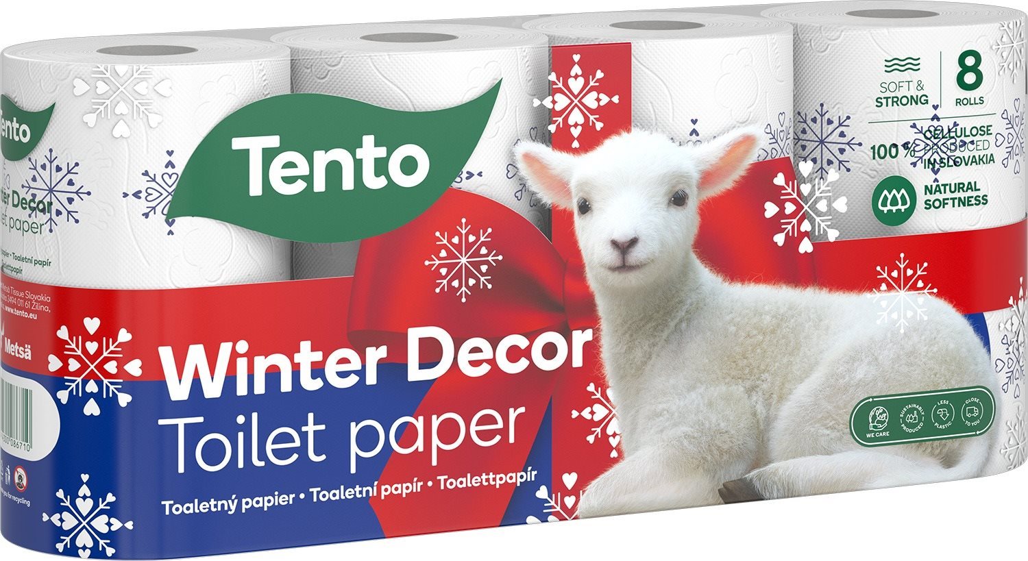 TENTO Ellegance Winter or Summer Edition (8pc) WC papír
