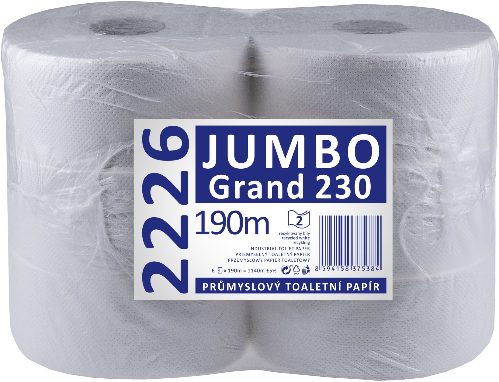 LINTEO JUMBO Grand 230 6 ks Toaletný papier