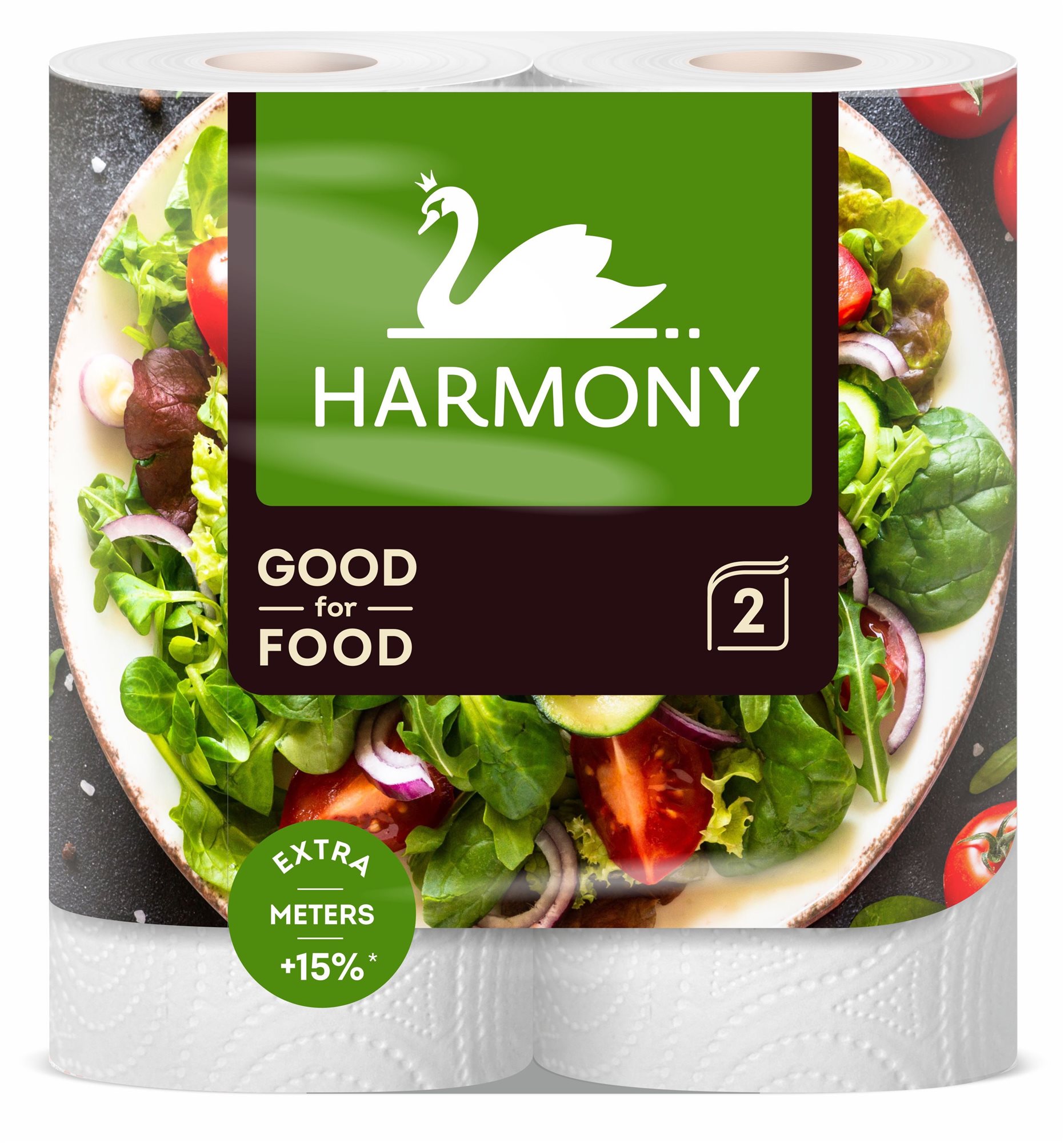 HARMONY Good For Food (2 db), kétrétegű Konyhai papírtörlő