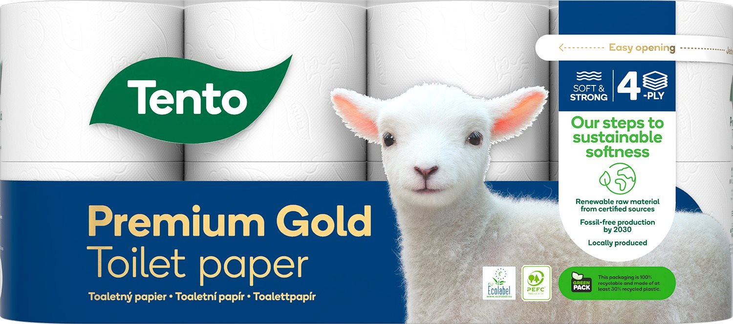 TENTO Premium Gold (8 ks) Toaletný papier