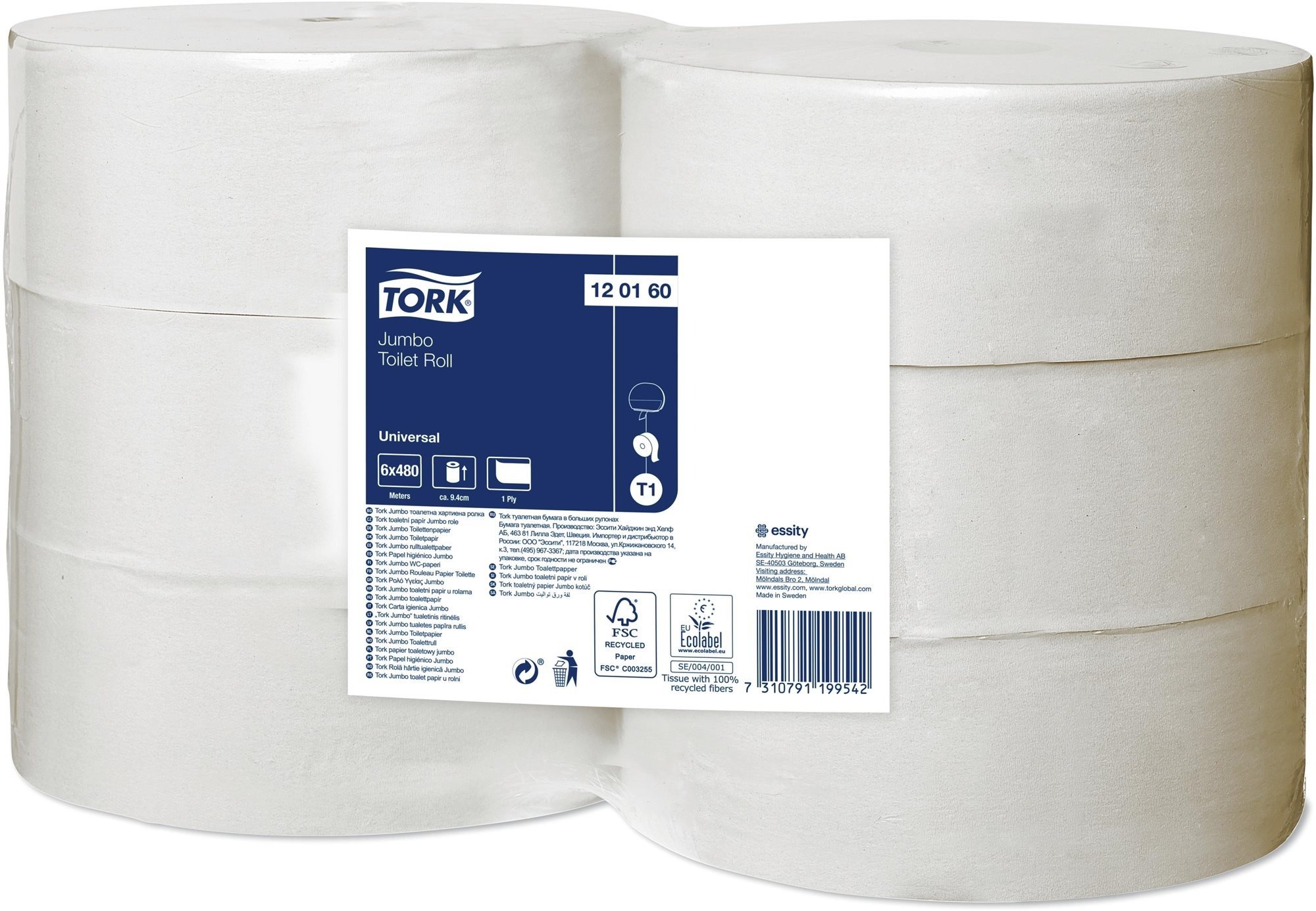 TORK Jumbo Universal maxi T1 (6 ks) Toaletný papier