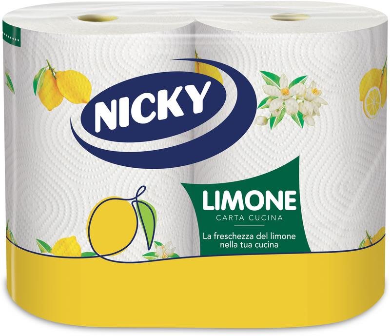 NICKY Lemon 2db Konyhai papírtörlő