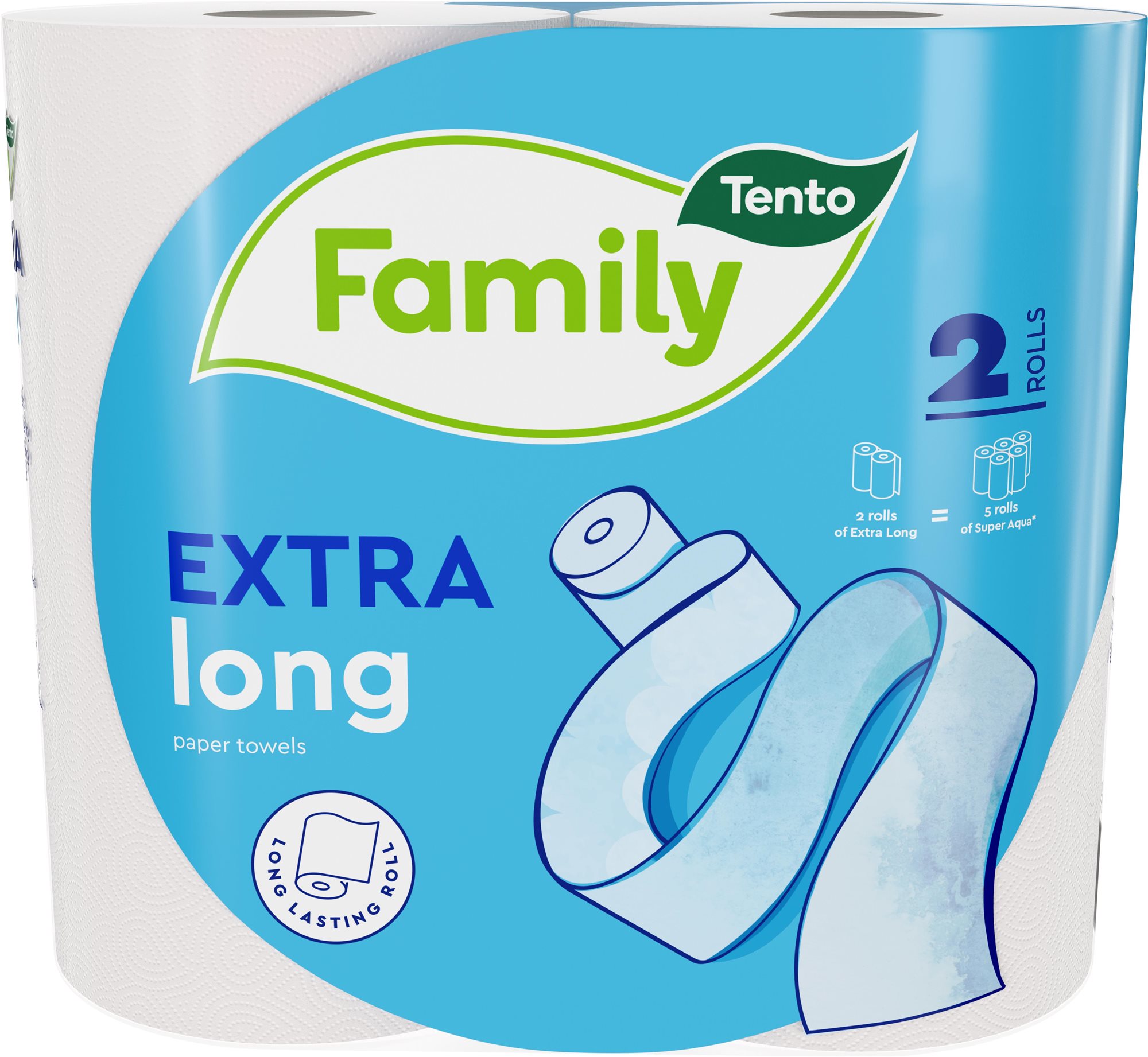 TENTO Family Extra Long 2db Konyhai papírtörlő