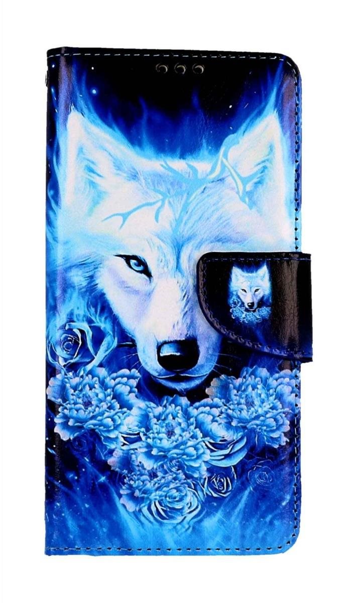TopQ Puzdro Xiaomi Redmi Note 12 knižkové Tyrkysový vlk 112836...
