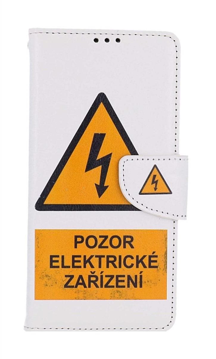 TopQ Puzdro Xiaomi Redmi Note 12 knižkové Pozor elektrické...