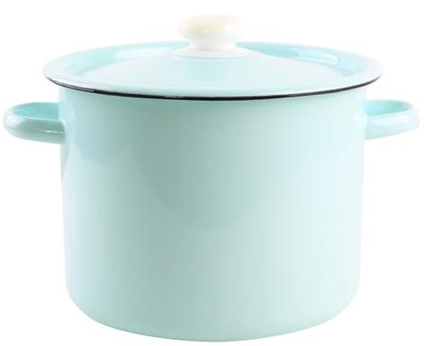 TORO émaillé avec couvercle, 5,5 l, turquoise Casserole