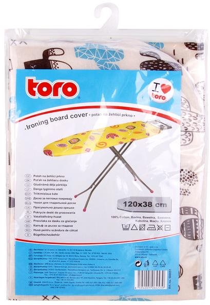TORO vasalódeszka huzat, 38 x 120 cm Vasalódeszka huzat