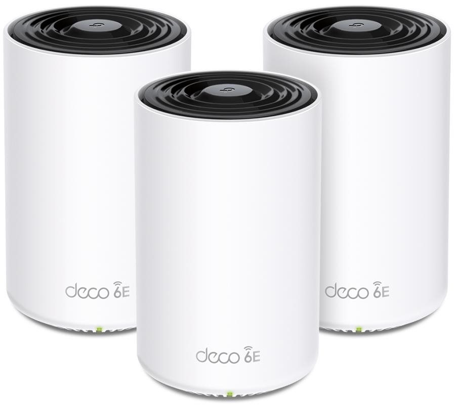 TP-Link Deco XE75 Pro (3-pack), WiFi 6E mesh system, 2.5Gbit port...