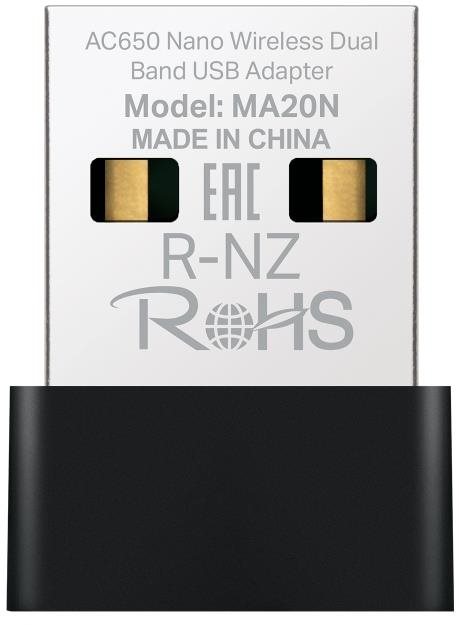 Mercusys MA20N, AC650 Nano WiFi USB adapter