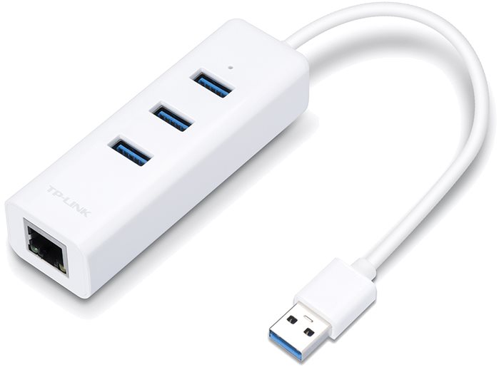 TP-Link UE330 USB 3.0 3-Port Hub & Gigabit Ethernet Adapter Port...
