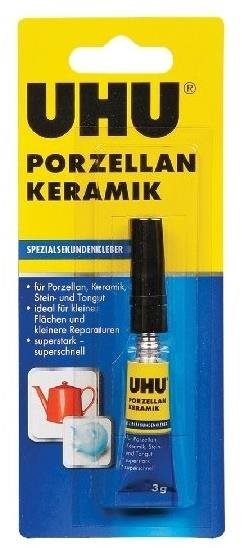 UHU SEKUNDENKLEBER Porzellan keramik 3 g Lepidlo