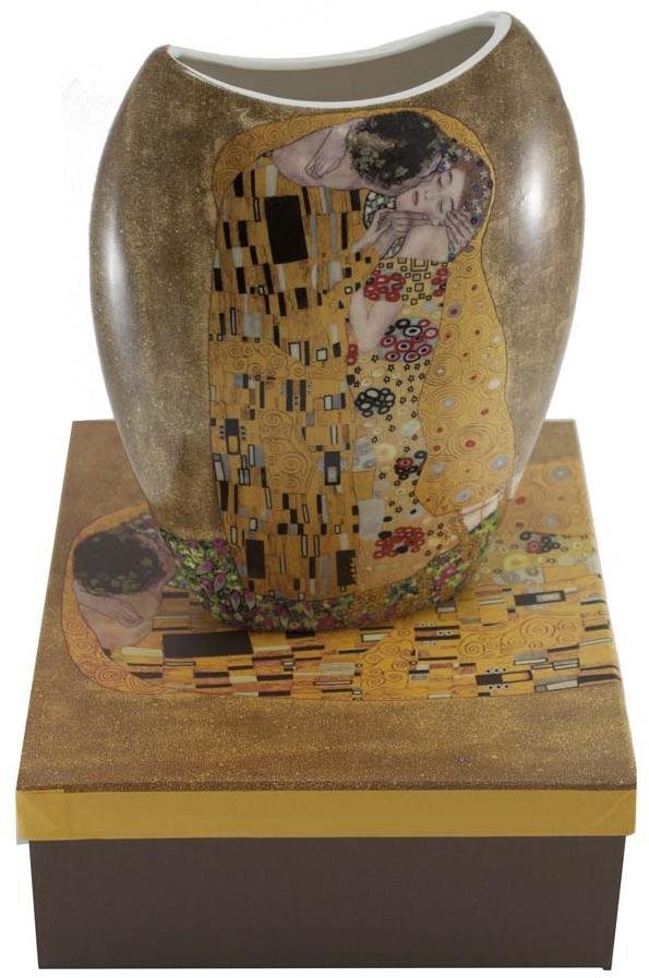 Home Elements Váza 20 cm Klimt Bozk zlatá Váza