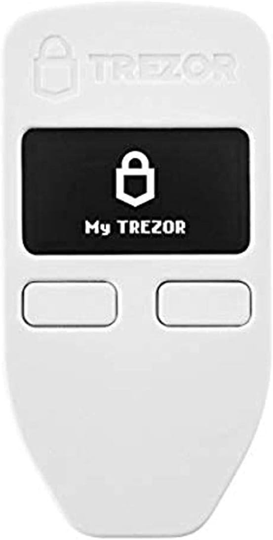 TREZOR Bitcoin Wallet White Hardware Wallet