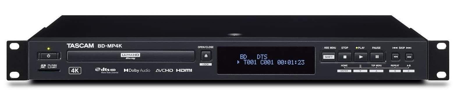 Tascam BD-MP4K Blue-Ray Player