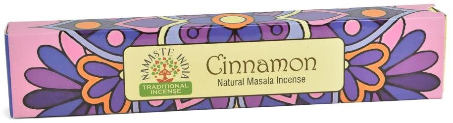 Namaste India Indické vonné tyčinky 15 g Cinnamon Vonné tyčinky
