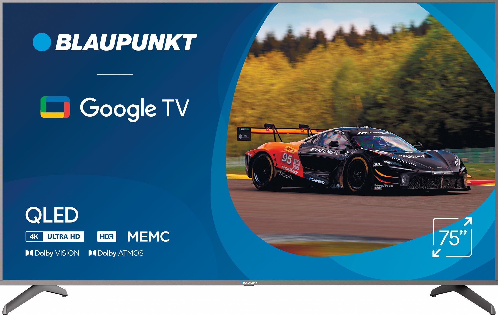 75" Blaupunkt 75QBG8000 Televízió