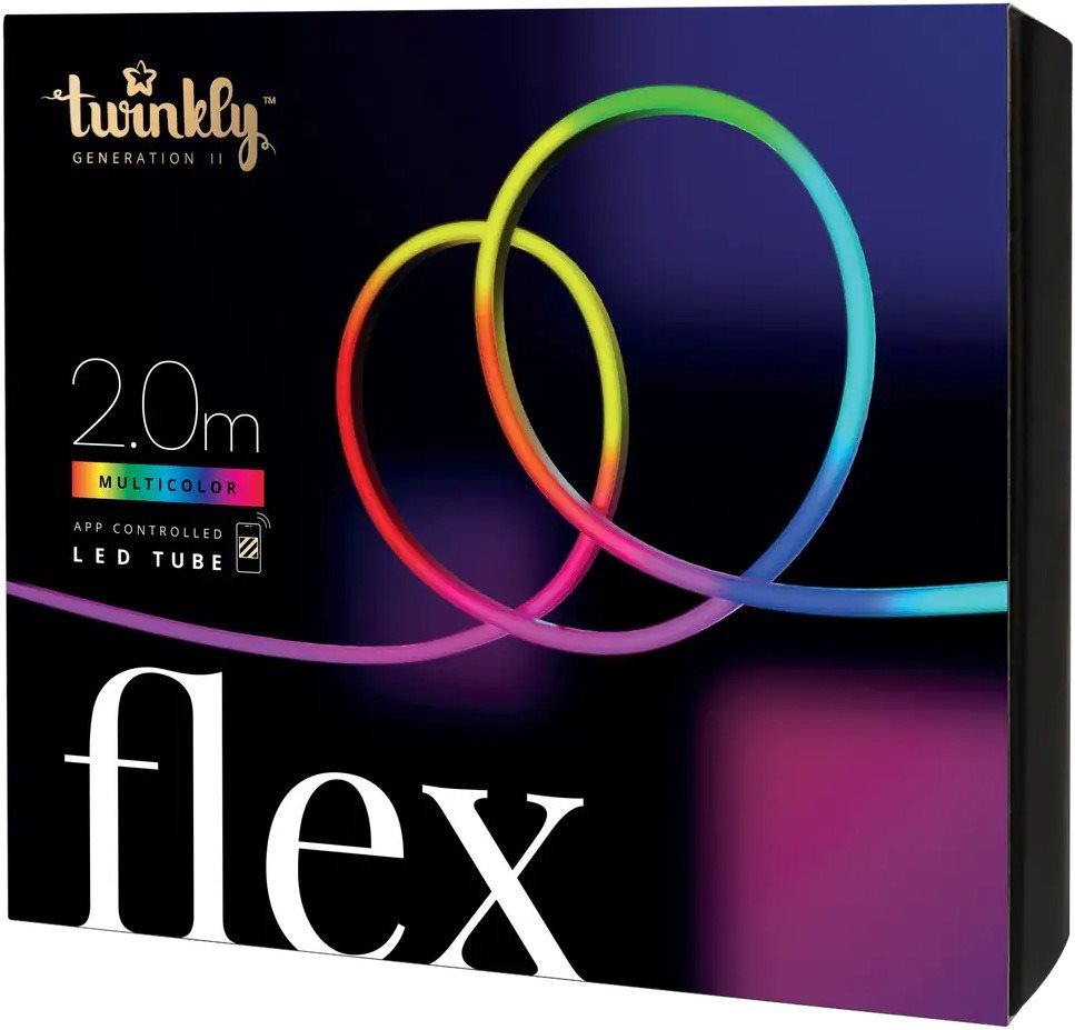 TWINKLY FLEX ohybná trubica 200 LED, 2 m LED pásik