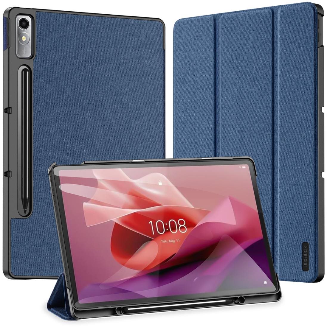 DUX DUCIS Domo Puzdro na Lenovo Tab P12 12,7", modré Puzdro na tablet