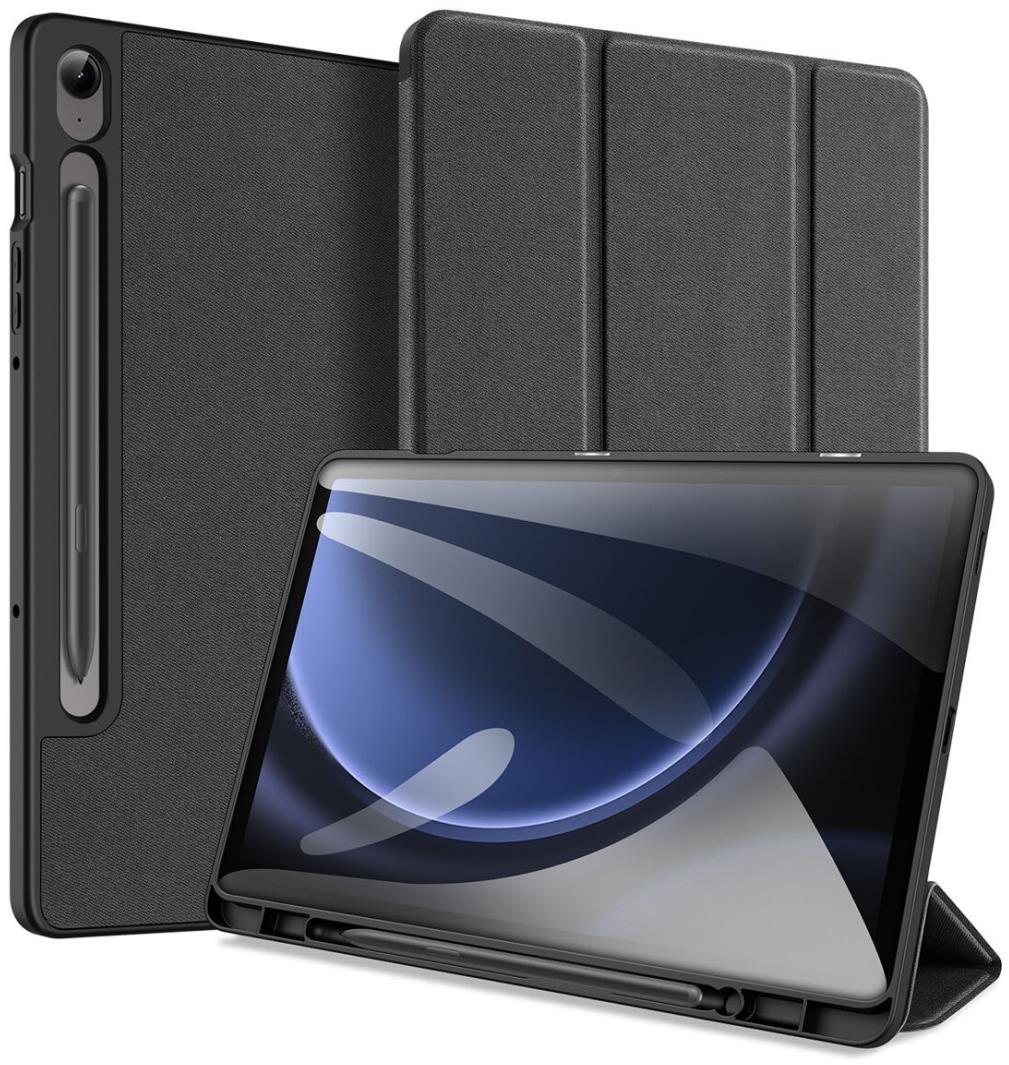 DUX DUCIS Domo Puzdro na Samsung Tab S9 FE Plus, čierne Puzdro na...