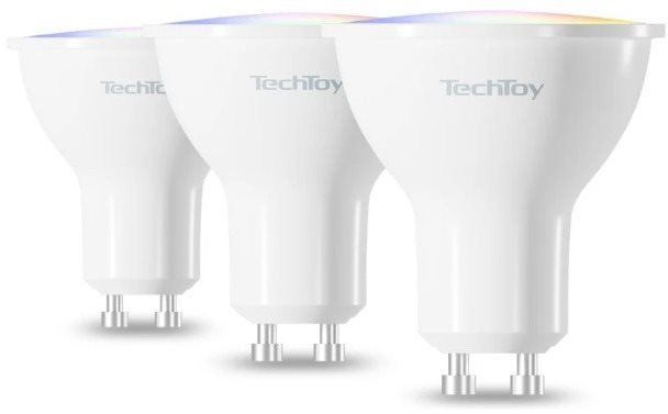 TechToy Smart Bulb RGB 4.7W GU10 ZigBee 3 db-os szett LED izzó