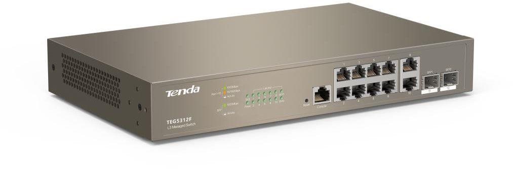 Tenda TEG5312F Managed L3 Gigabit Switch Switch Ethernet