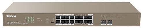 Tenda TEG1118P-16-250W PoE AT Gigabit Switch 230W Switch