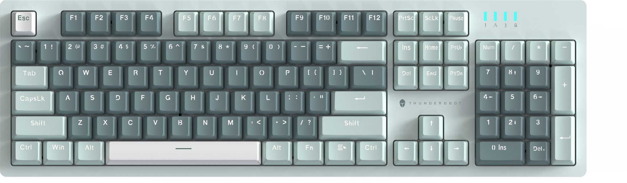 ThundeRobot Wired Mechanical Keyboard Brown switch K104 Gamer...