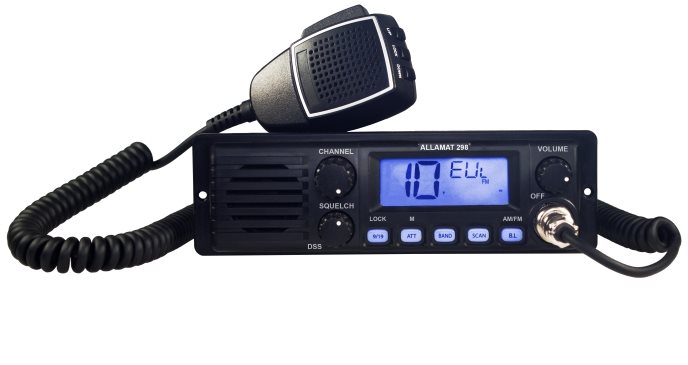 ALLAMAT 298 CB rádiostanica 12/24V Rádiostanica