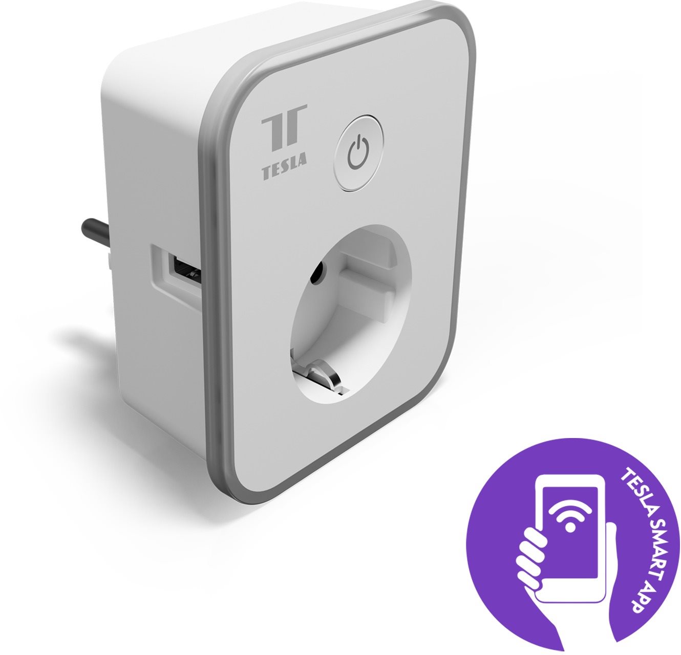 Tesla Smart Plug 2 USB Prise connectée