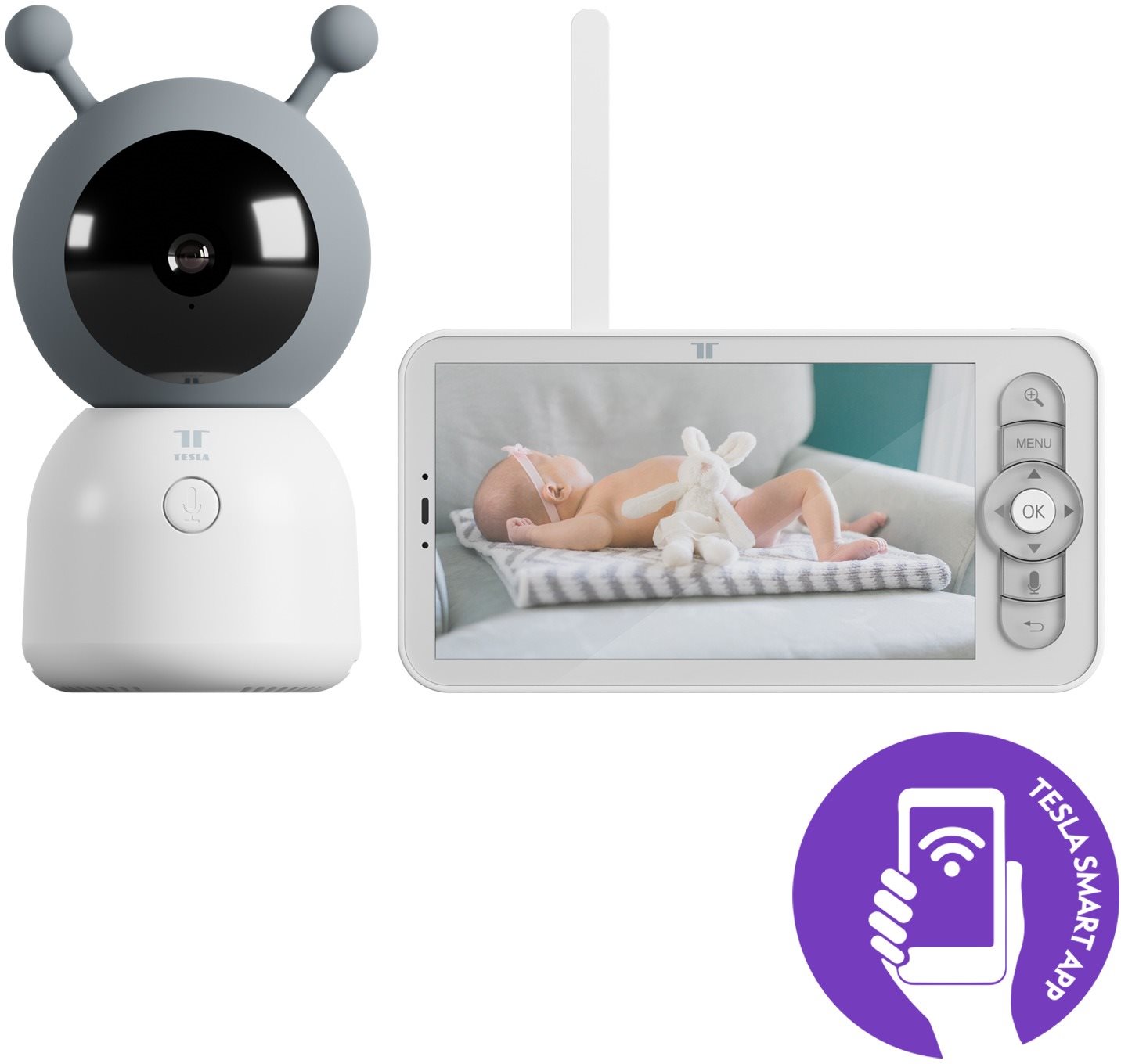 Tesla Smart Camera Baby and Display BD300 Babyphone