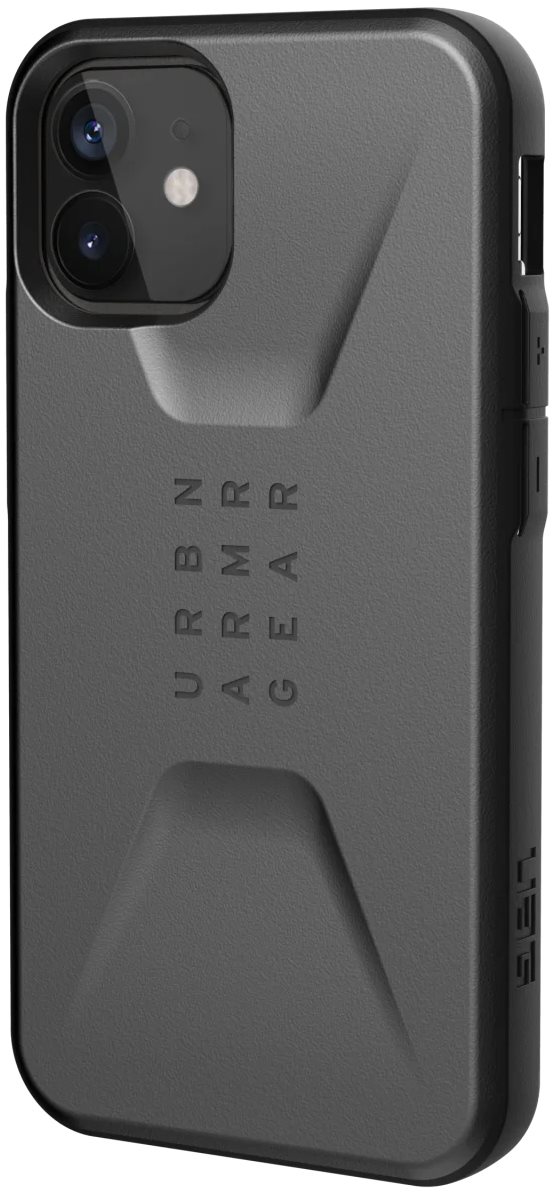 UAG Civilian Silver iPhone 12 Mini Phone Cover
