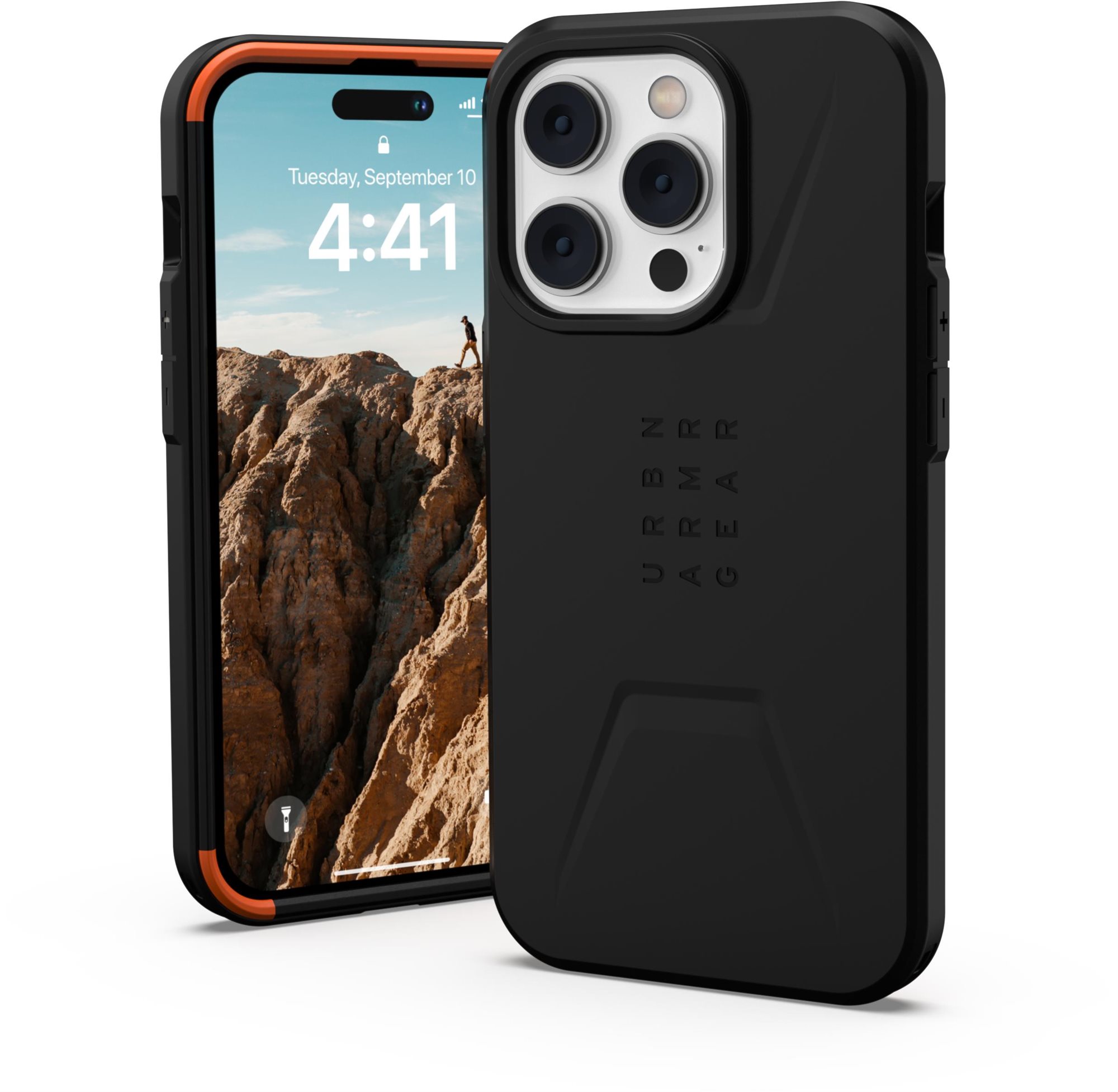 UAG Civilian MagSafe Black iPhone 14 Pro Kryt na mobil