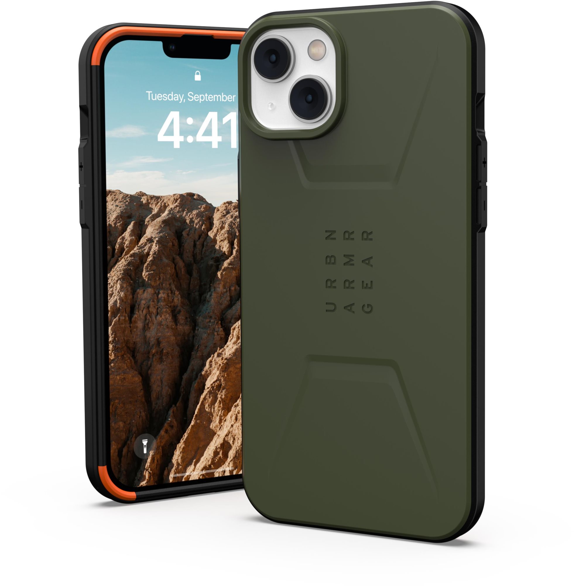 UAG Civilian MagSafe Olive iPhone 14 Max Kryt na mobil