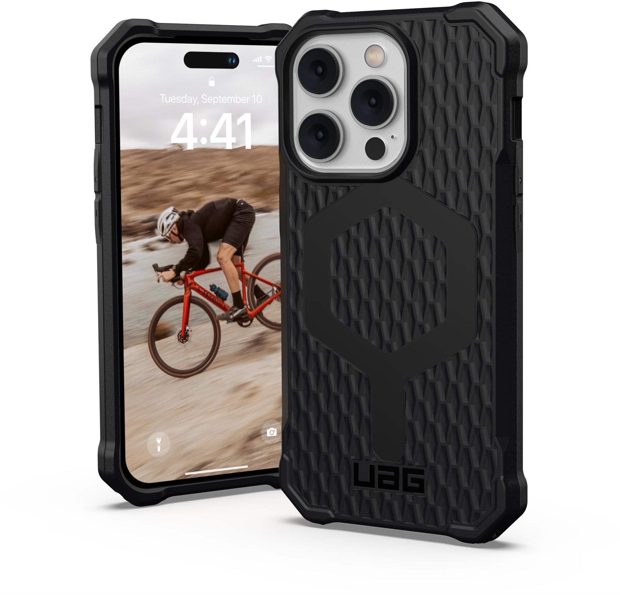 UAG Essential Armor MagSafe Black Cover für das iPhone 14 Pro...