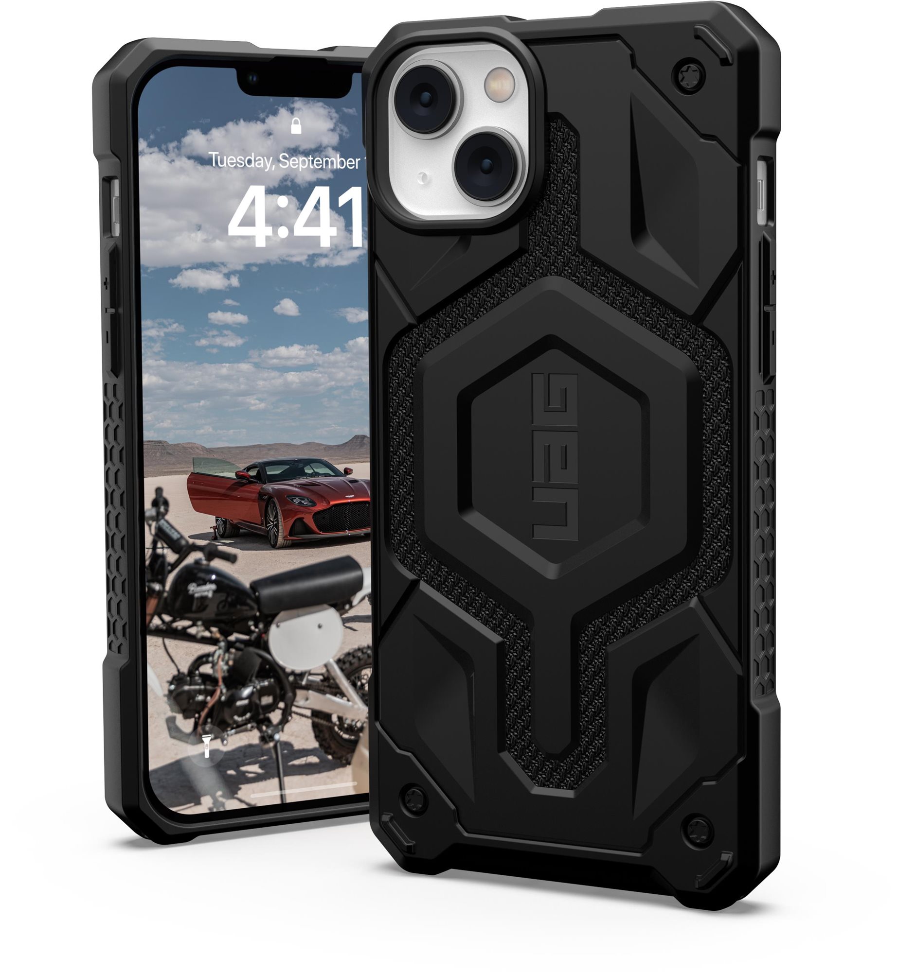 UAG Monarch Pro MagSafe Kevlar Black iPhone 14 Max Kryt na mobil