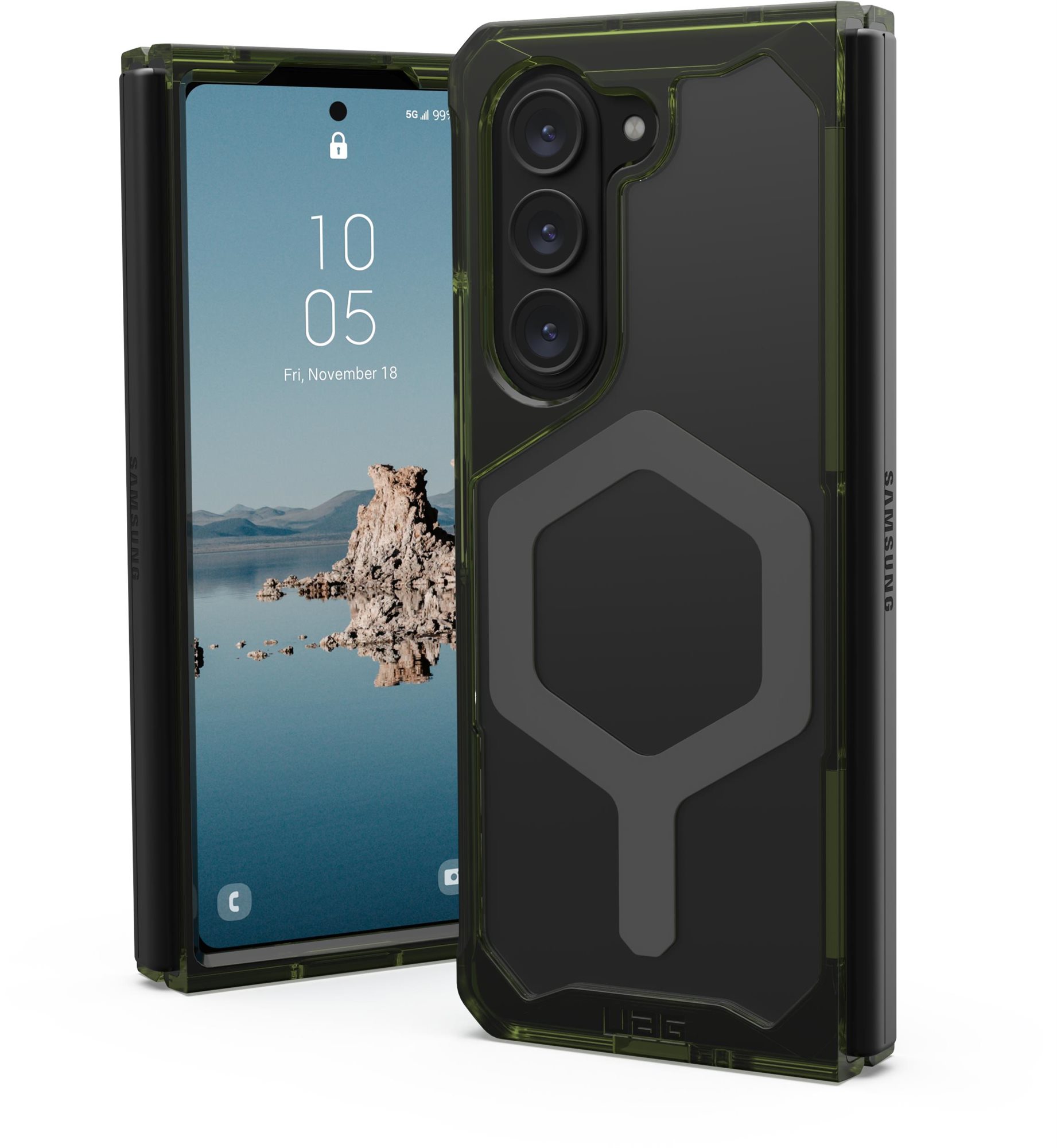 UAG Plyo Pro Olive / Space Grey Samsung Galaxy Z Fold5 tok Telefon...