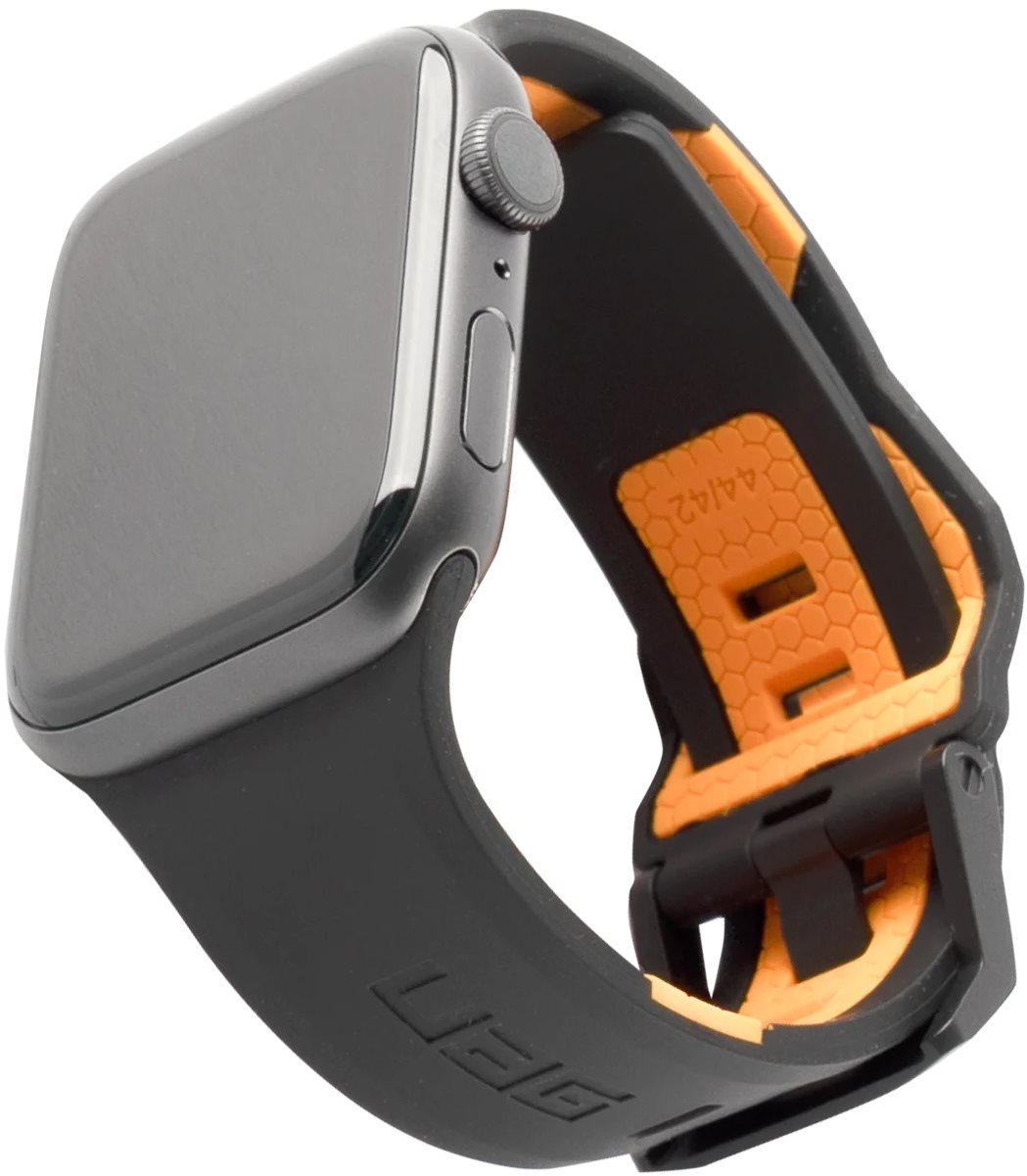 UAG Civilian Strap Black/Orange Apple Watch 6/SE/5/4/3/2/1 44/42mm...